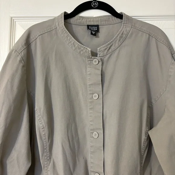 Eileen Fisher Button Up Jacket, plus size 1X - Picture 4 of 14